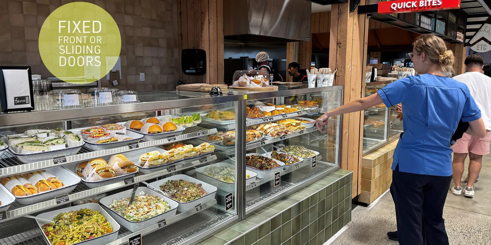 Cossiga Food Display Cabinets on display at Stg.